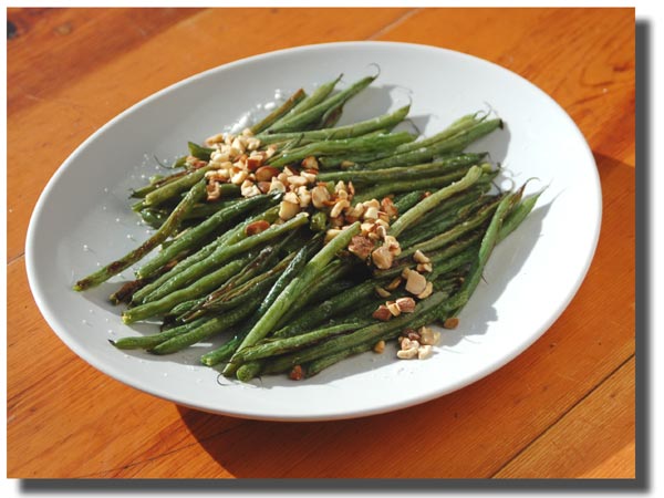 roast green beans