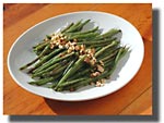 roasted green beans